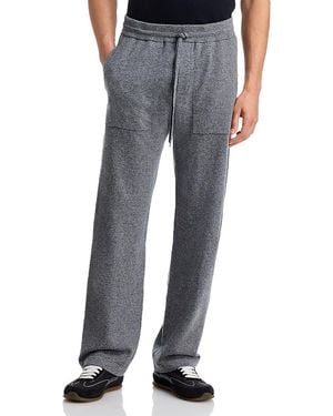 Vince Wool & Cashmere Drawstring Pocket Track Pants - Blue