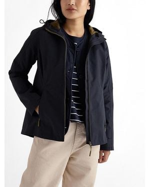 Seasalt Cornwall Waterway Waterproof Coat - Blue