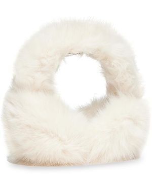 Jocelyn Faux Fur Earmuffs - White