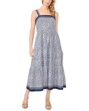 Cece Square Neck Tiered Maxi Dress - Gray