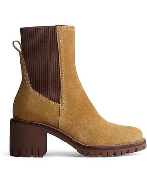 Rag & Bone Corey Mid Heel Chelsea Boots - Brown