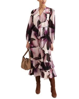Phase Eight Clarra Floral Print Dress - Red