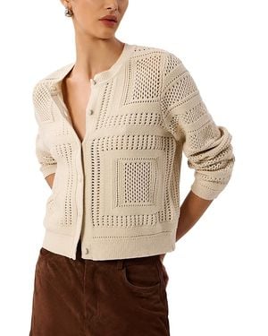 Whistles Crocheted Cardigan - Natural