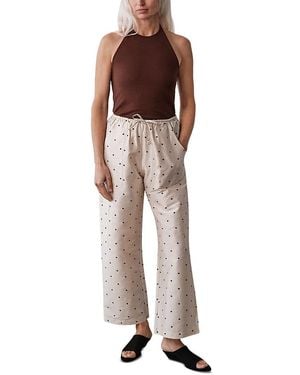 DONNI. The Taffeta Silk Drawstring Cargo Pants - Brown