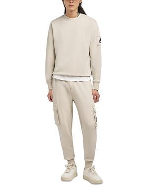 Moose Knuckles Hartsfield Cargo Sweatpants - Natural