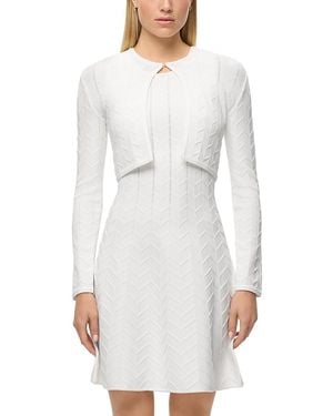 Hervé Léger The Ellis Cropped Jacket - White