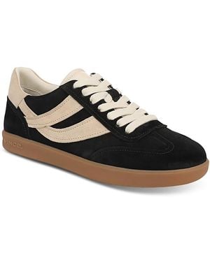 Vince Oasis Suede Low Top Sneakers - Black