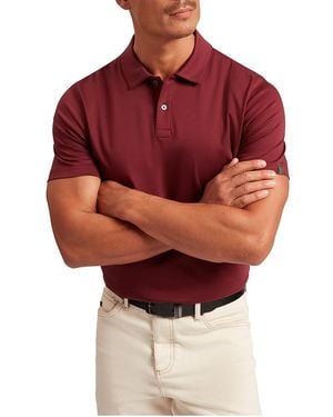 Ted Baker Connall Short Sleeve Soft Touch Cotton Polo - Red