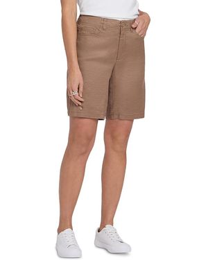 NYDJ Five Pocket Bermuda Shorts - Brown