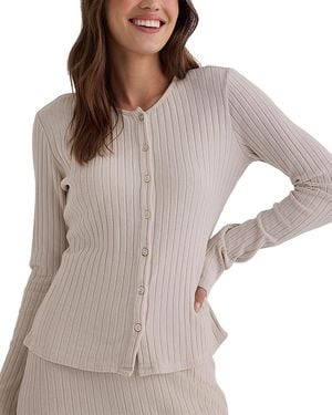 Bella Dahl Long Sleeve Cardigan - Brown