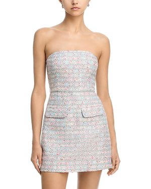 Aqua Tweed Dresses for Women | Lyst