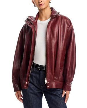 Arma Paula Vegetal Leather Jacket - Red