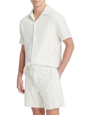 Vince Boucle Regular Fit 7 Shorts - White