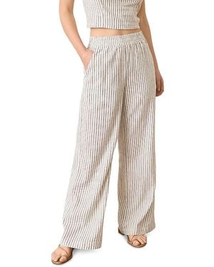 Marine Layer Allison Hemp Pants - Natural