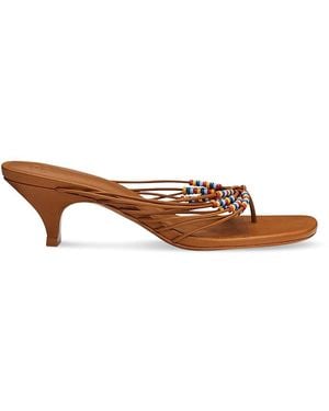 Reformation Jessica Thong Sandals - Brown