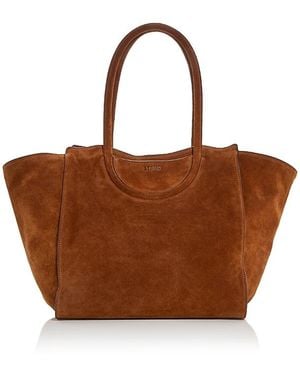 STAUD Maude Suede Tote - Brown