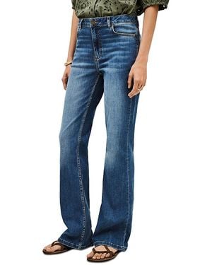 Ba&sh Aommie Low Rise Straight Jeans - Blue