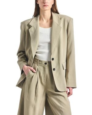 10 Crosby Derek Lam Poppy Twill Blazer - Natural