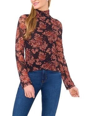 Ted Baker Knit Turtleneck Top - Red