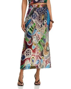 Heirlome Irene Silk Skirt - Green