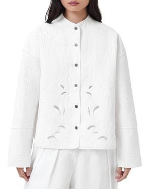 AllSaints Clary Shacket - White