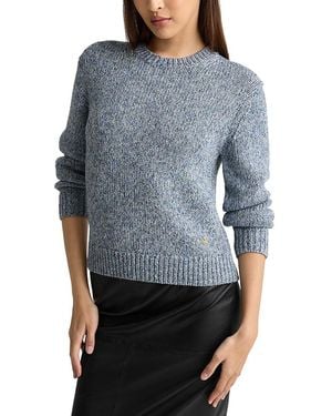 St. John Wool Melange Sweater - Blue