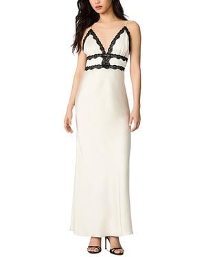 Steve Madden Allessia Satin Maxi Dress - White