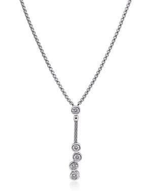 Alor Day Diamonds Lariat Necklace, 1.33 Tcw Lab Grown Diamonds - Metallic