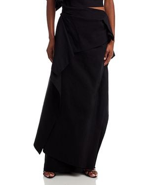 Issey Miyake Collapsing Sculpture Skirt - Black