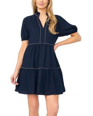 black mini dress with white polka dots Bonnie Mini Dress in Black Polka Dot main image 0