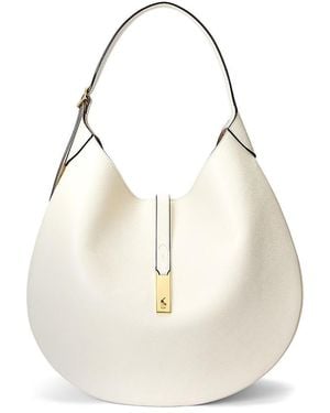 Polo Ralph Lauren Polo Id Large Hobo Shoulder Bag - White