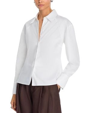 10 Crosby Derek Lam Carmine Wrap Top - White