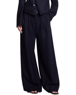 Twp Avery Wool & Cashmere Blend Pants - Blue