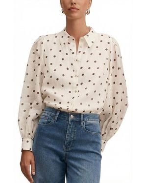 EVER NEW Davina Long Sleeve Blouse - Blue