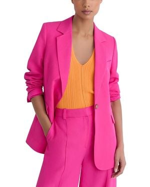 Reiss Petite Charli Blazer - Pink