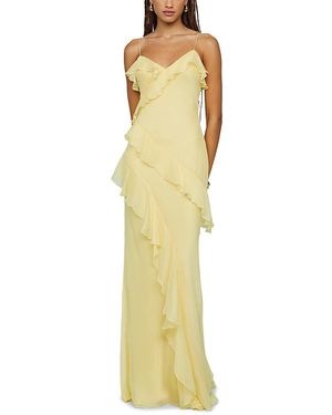 AMUR Sophia Slip Gown - Yellow
