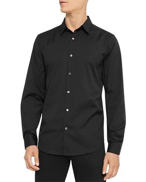 Theory Sylvain Button Down - Black