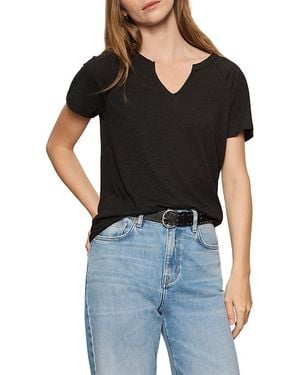 Sanctuary Notch Neck Tee - Black