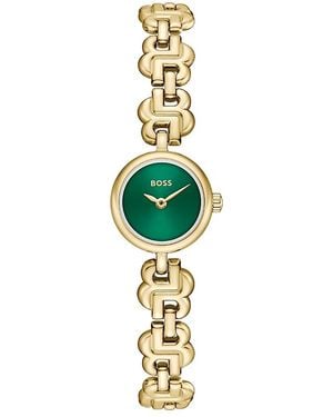BOSS Double B Dressy Watch, 18.5Mm - Metallic