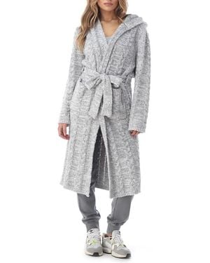 Heven Belted Cardigan - Gray