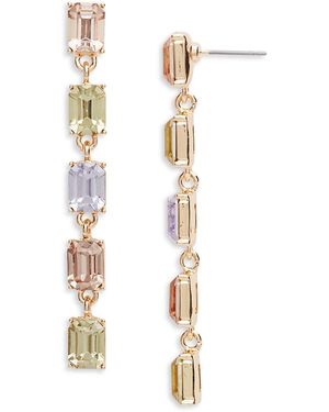 Aqua Stone Drop Earrings - Multicolor