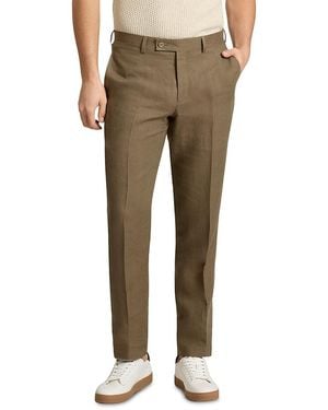 Ted Baker Winter Linen Modern Fit Suit Pants - Natural