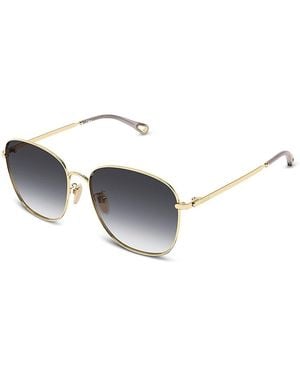 Chloé Round Sunglasses, 59Mm - Metallic