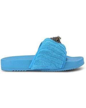 Kurt Geiger Eagle Puff Slide Sandal - Blue