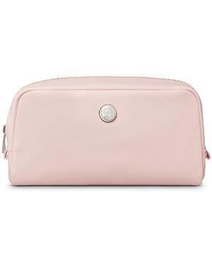 Tory Burch Twist Medium Nylon Cosmetic Case - Pink