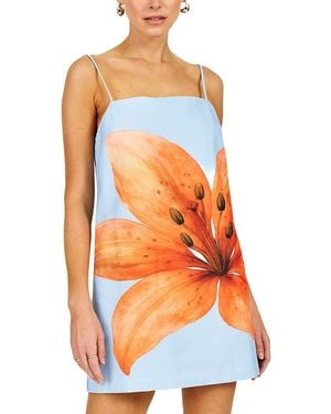 Line & Dot Avah Mini Dress - Orange