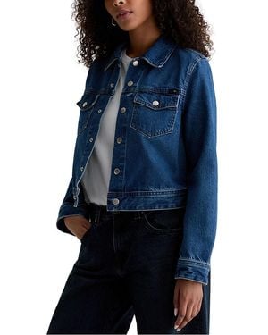 AG Jeans Molly Trucker Jacket - Blue