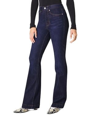 Spanx Redefine High Rise Flare Jeans - Blue