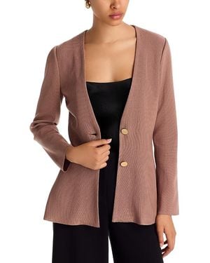 Misook Tailored Knit Jacket - Black