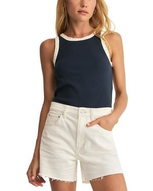 Z Supply Clarke Rib Tank - Blue